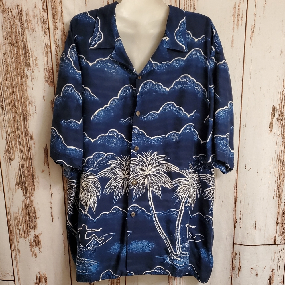 🌹5/$25 Ocean Current Tropical Shirt XL